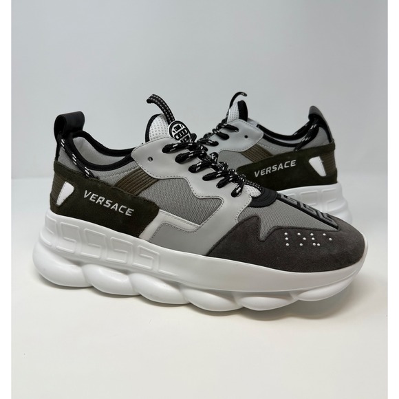 Versace Other - Versace Chain Reaction 2 Sneaker Grey Size 12 US 45 EU